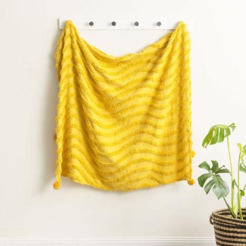 Cotton Tufted throw